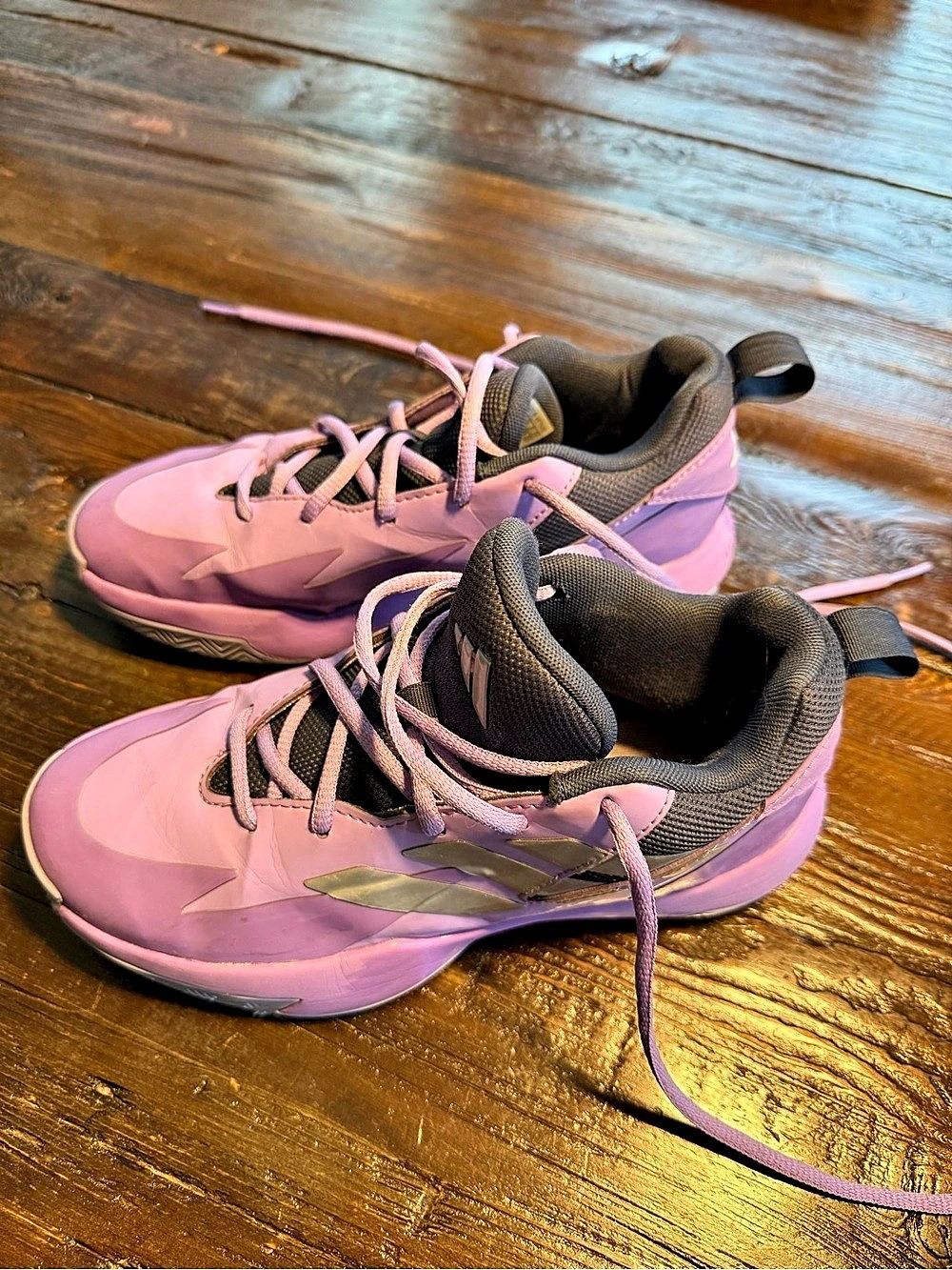 adidas Initiation Basketball Shoes (Powder Plum / Preloved Purple) Women's